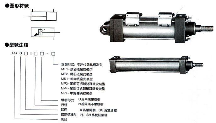 QGB直行程氣缸